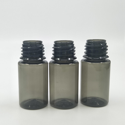 맞춤형 10-100ml 인쇄 PET E 액체 병 둥근 껍질 병 어린이 보호 캡과 함께