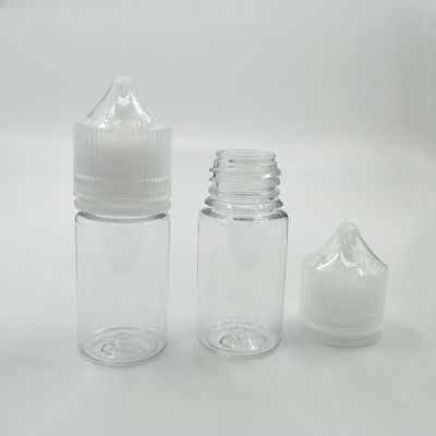 맞춤형 10-100ml 인쇄 PET E 액체 병 둥근 껍질 병 어린이 보호 캡과 함께