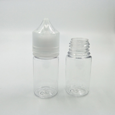 맞춤형 10-100ml 인쇄 PET E 액체 병 둥근 껍질 병 어린이 보호 캡과 함께