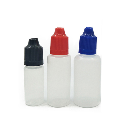 15ml 용량 라운드 디자인 및 로고를 위한 맞춤형 E 액체 병