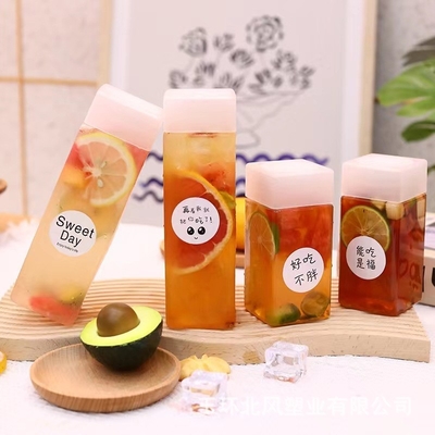0.5kg 용량으로 누출을 방지할 수 있는 재사용 가능한 맑은 거품 차 잔