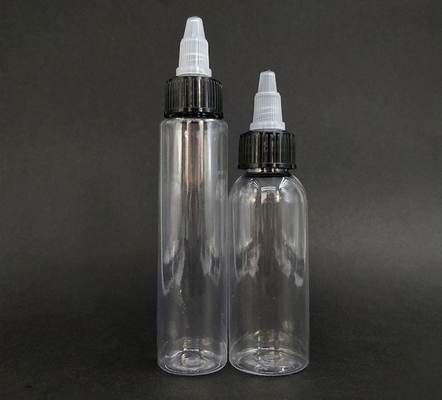 맞춤형 밀폐형 작은 나사 상단 플라스틱 병 15ml 30ml