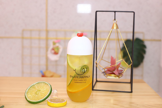 주문형 누출 방지 250ml 플라스틱 주스 병 뚜?? 에 나사