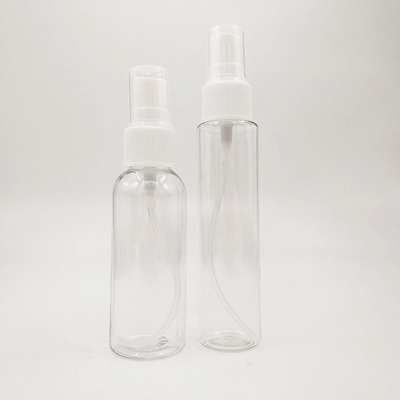 부드러운 PET 플라스틱 스프레이 병 10ml 15ml 30ml 50ml 60m 70ml 100ml 200ml 500ml 투명 여행 친화적