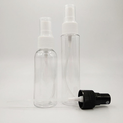 부드러운 표면을 위한 투명한 PET 플라스틱 스프레이 병 용량 10ml 15ml 30ml 50ml 60m 70ml 100ml 200ml 500ml