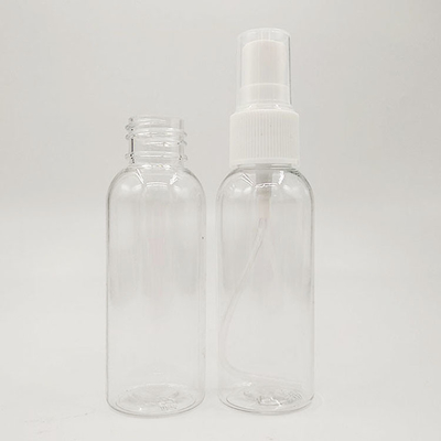부드러운 표면을 위한 투명한 PET 플라스틱 스프레이 병 용량 10ml 15ml 30ml 50ml 60m 70ml 100ml 200ml 500ml