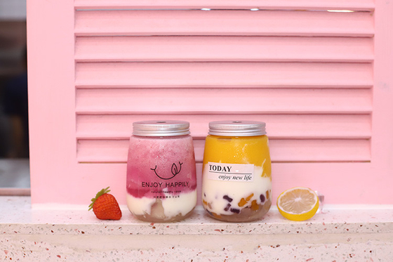 350ml 용량 우유 차 병 맑은 스타일리시 비즈니스