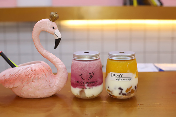 350ml 용량 우유 차 병 맑은 스타일리시 비즈니스