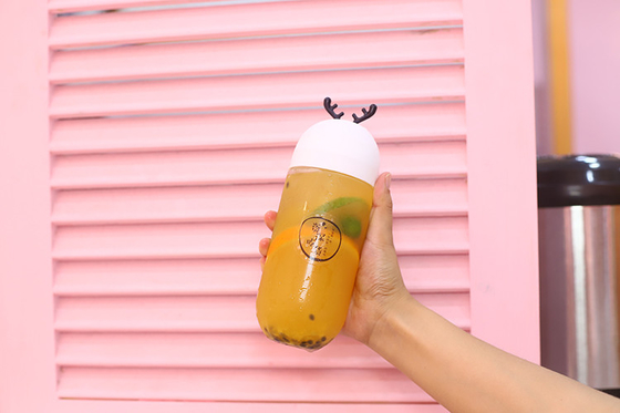 맑은 플라스틱 우유 차 병 용량 120ml 250ml 350ml 500ml 1000ml