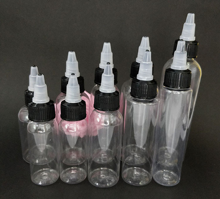 액체용 다재다능 둥근 병 10ml 15ml 30ml 60ml 80ml 100ml 용량