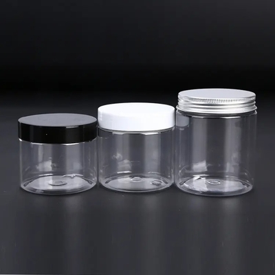 사용자 지정 개인 레이블 250ml 플라스틱 넓은 입 화장품 플라스틱 병 식품 등급