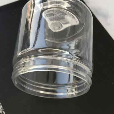 저렴한 도매 투명 플라스틱 병 뚜껑이 있는 항아리 플라스틱 냄비 모양의 플라스틱 병 스크럽용 공장 공급