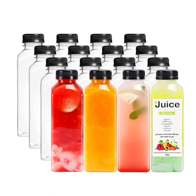 생분해성 물질과 다양한 용량 120ml 250ml 350ml 500ml의 사용자 지정 색상의 주스 병