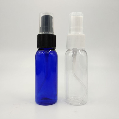 부드러운 표면 가정용 PET 플라스틱 스프레이 병 용량 10ml 15ml 30ml 50ml 60m 70ml 100ml 200ml 500ml 둥글