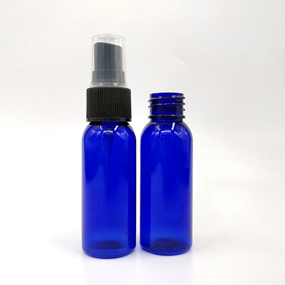 부드러운 표면 가정용 PET 플라스틱 스프레이 병 용량 10ml 15ml 30ml 50ml 60m 70ml 100ml 200ml 500ml 둥글