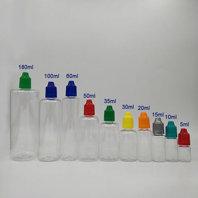 18mm 목 크기의 어린이 보호 E 액체 병 둥근 모양과 스크린 인쇄 표면 처리