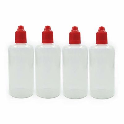 80ml E 액체 병 안전 밀폐 및 쉬운 재충전을위한 나사 캡