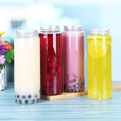 누수 방지 버블티 용기 투명 내구성 용량 120ml 250ml 350ml 500ml 1000ml 음료