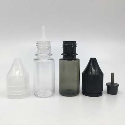 10ml 15ml 30ml 60ml 80ml 100ml 전자 액상 병, 차일드 프루프 넥 타입 및 맞춤형 인쇄 색상