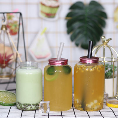 현대 우유 차 병 0.5kg 용량 개인화 포장용 스크롤 뚜??