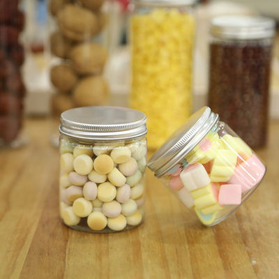 알루미늄 뚜껑이 있는 보관 및 정리 솔루션 플라스틱 용기 병