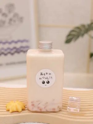 대용량 밀크티 병 투명 스크류 뚜껑 포함 120ml 250ml 350ml 500ml 1000ml