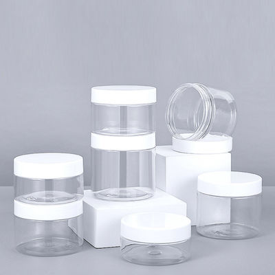 65mm Diameter Customized Logo Plastic Storage Jars for Performance