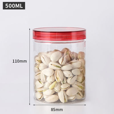 Customizable Plastic Jar Containers with Aluminum Lid and Customization-Friendly Design