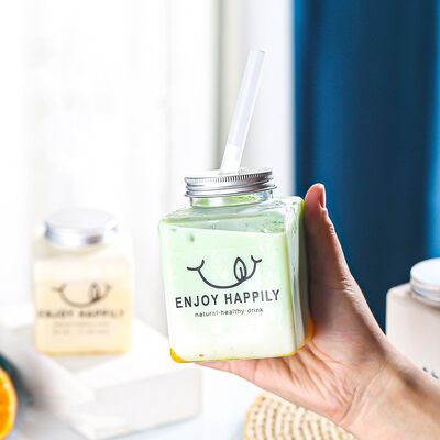 중형 거품 차 잔은 사용자 정의 할 수 있습니다 내구성 플라스틱 컨테이너 음료 상점 카페 및 레스토랑에 이상적입니다