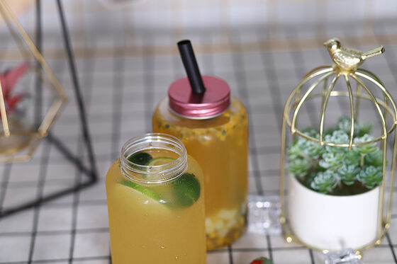 우유 차 병 누수 방지 사각 원형 모양, 상업용 음료 유통업체 및 소매업체에 적합