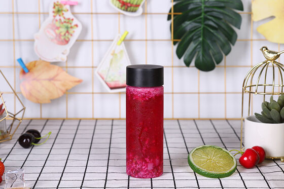 사각형 라운드 투명 버블티 저그, 내용물 식별 및 모니터링을 위한 투명 디자인 특징