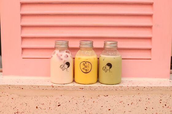 손잡이가 있는 단열 밀크티 병, 용량 선택 120ml, 250ml, 350ml, 500ml 및 1000ml, 음료 보관에 이상적