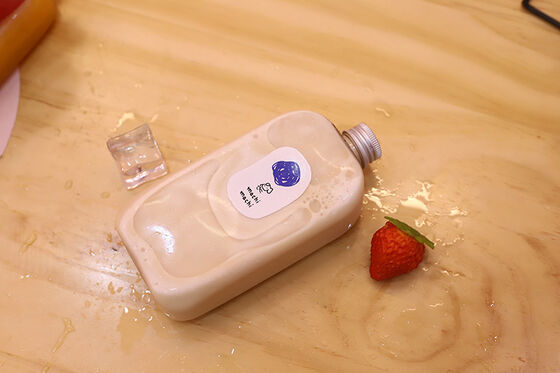 투명 플라스틱 버블티 용기, 내용물 확인이 용이하여 버블티 매장에 적합