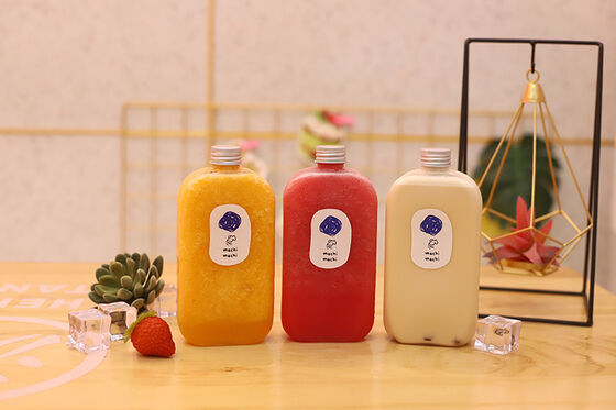 투명 플라스틱 버블티 용기, 내용물 확인이 용이하여 버블티 매장에 적합