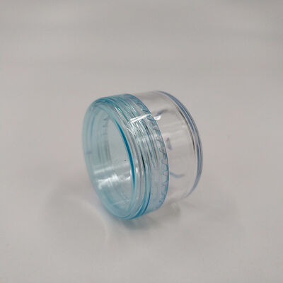 Transparent Plastic Cosmetic Jar Durable Leak Proof Container Ideal for Creams Lotions and Skincare Products Packaging