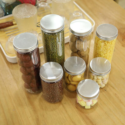 100 지름의 플라스틱 잔 컨테이너 압력 민감 밀폐를 제공하여 안전한 폐쇄와 연장된 보관 기간을 제공합니다.