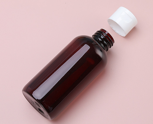 표지 처리 표시와 250ml 병 용량 HDPE 칼러 플라스틱 로션 병