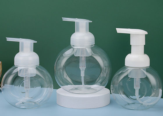 로고 인쇄 된 폼 펌프 병 흰색 매트 표면 액체 비누 살균제 및 폼 펌프 손 세척제