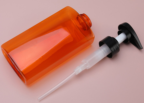 핸드 소프는 검은 펌프와 플라스틱 로션 450 밀리람베르트 PET 펌프 병을 비웁니다