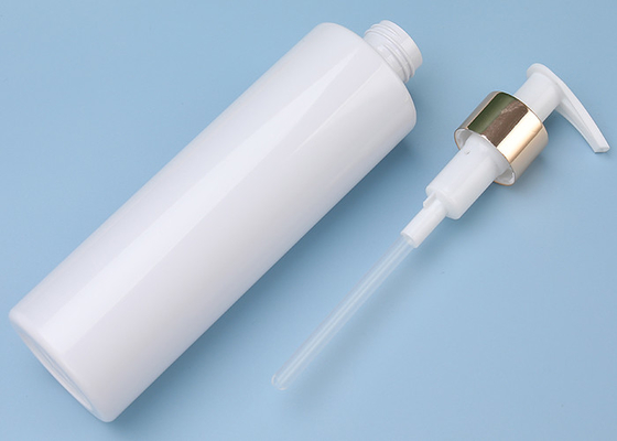 PETG 250 밀리람베르트 백색 유액 분배기 펌프 병 10 oz/300ml