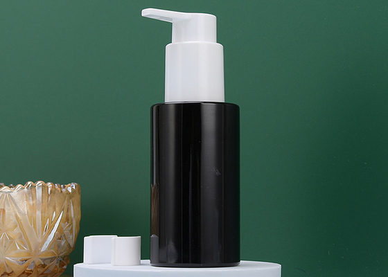 PETG 플라스틱 로션 병 100 밀리람베르트 검은 패트병 BPA 무연성