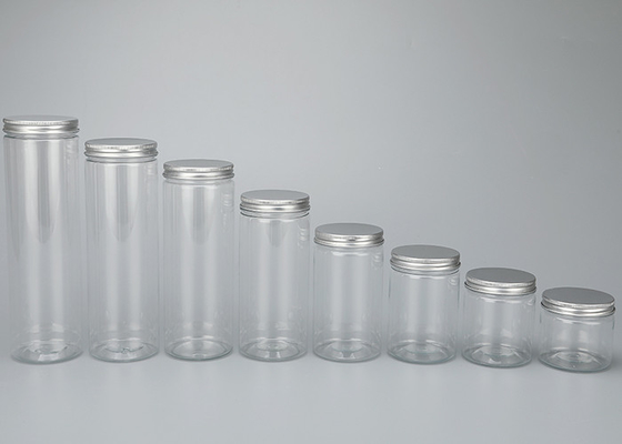 누출이 없죠 알루미늄 뚜?? 이 있는 쿠키와 과자를 위한 250ml 플라스틱 항아리