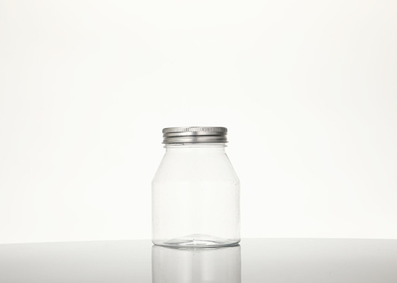 알루미늄 마개와 350ML 식품 등급 투명 플라스틱 애완 병 용기