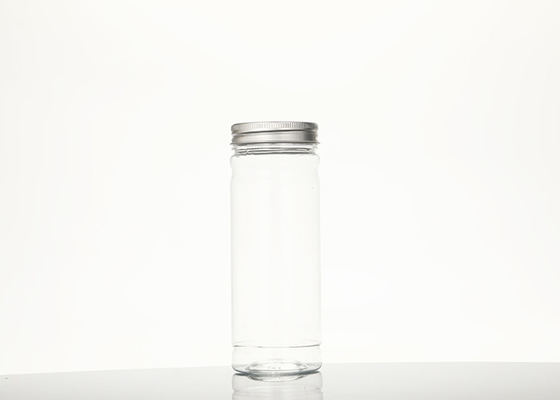 넓은 입 라운드 플라스틱 Pet 플라스틱 자르스위스 나사형 상부 Lid 295ML 380ML