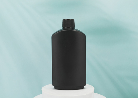 스퀘어와 잉크를 위한 플랫 4 온스 플라스틱 HDPE 샴푸 보틀 120 밀리람베르트