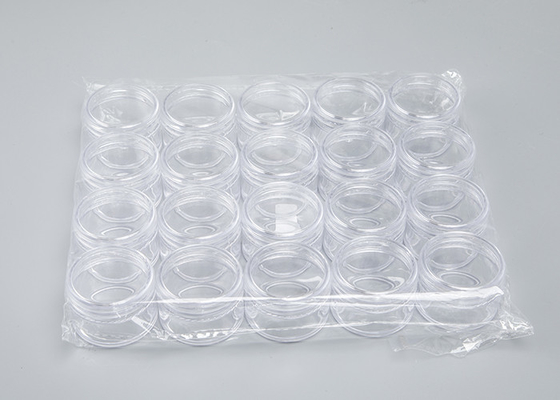 50g 100g 250g 500g 다시 채워질 수 있는 빈 메이크업 냄비 플라스틱 용기 샘플 화장품 상자 크림 잔