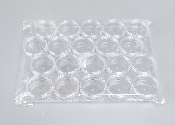 Lid 10g 15g 30g와 화장 로션 크림 명백한 라운드 컨테이너