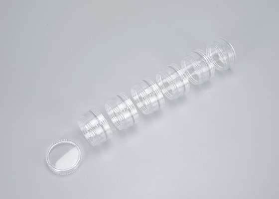 흰색 5ml 10ml 15ml 30ml 50ml 반복 충전 피부 관리 용기 둥근 플라스틱 화장품 병