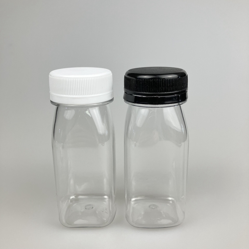 60ml 퀘어 주스 병 음주 병 퀘어 음료 병 뚜?? 다채로운