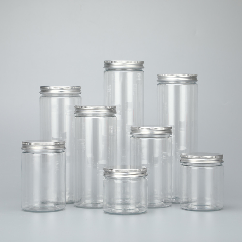 주문 100ml 200ml 8oz 300ml 12oz 500ml 투명한 흰색 검은색 진홍색 넓은 입의 화장품 용기